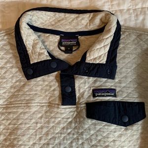 Quilted Patagonia 1/4 button up sweater.